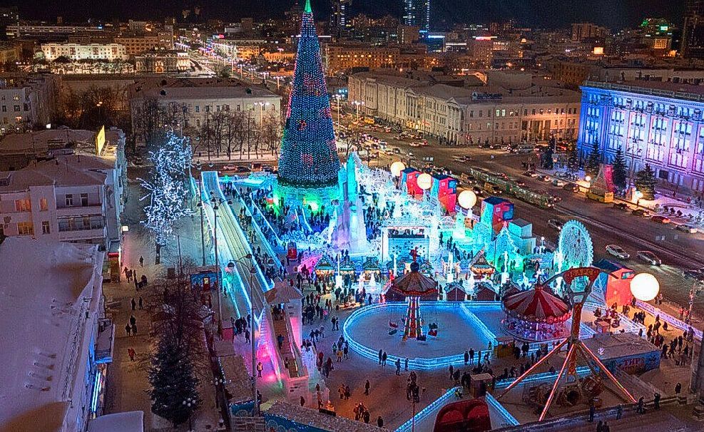 Екатеринбург зимой, новый год в Екатеринбурге